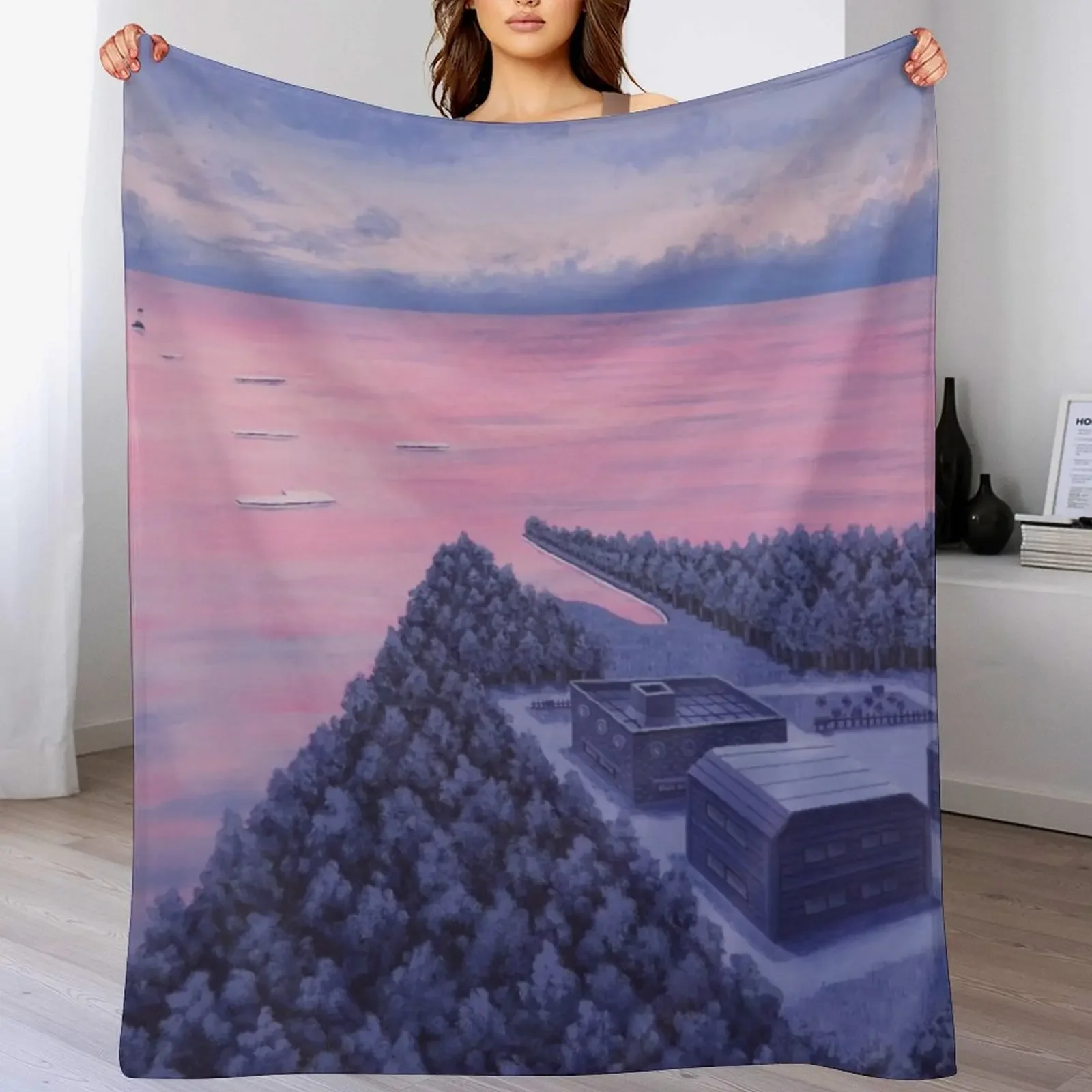 

Route 21 Throw Blanket Cozy Warm Blanket for Bed Room Decor