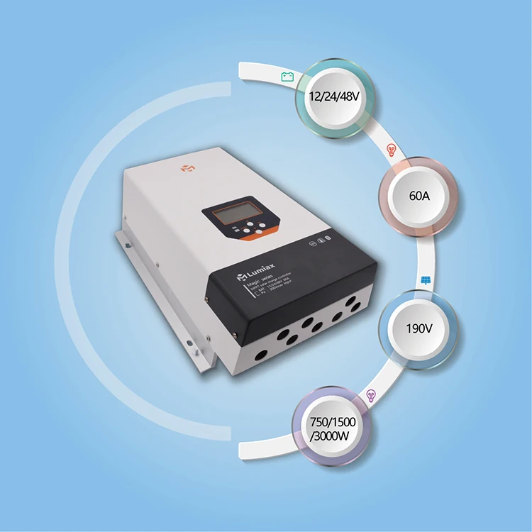 60A MPPT Solar Charge Controller 12V 24V 48V Max PV 190V Lighting Controller RS485 Bluetooth LCD Display Battery Regulator Pro