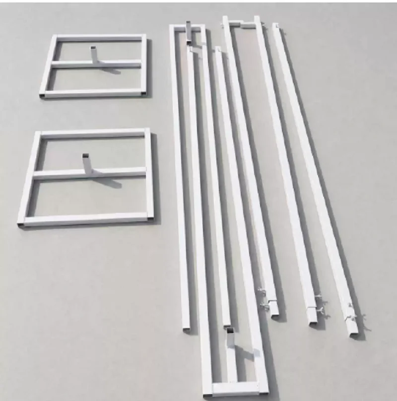 Verstellbarer Geometrischer Metall-Quadratbogen-Ständer für Hochzeiten, Partys, Fotoboxen und Event-Dekoration - Wiederverwendbarer Hintergrundrahmen – Detail 8