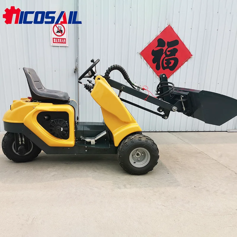 

EPA Certified Mini Three-Wheel Crawler Loader Efficient Construction Agriculture & Snow Removal Demolition Free Shipping