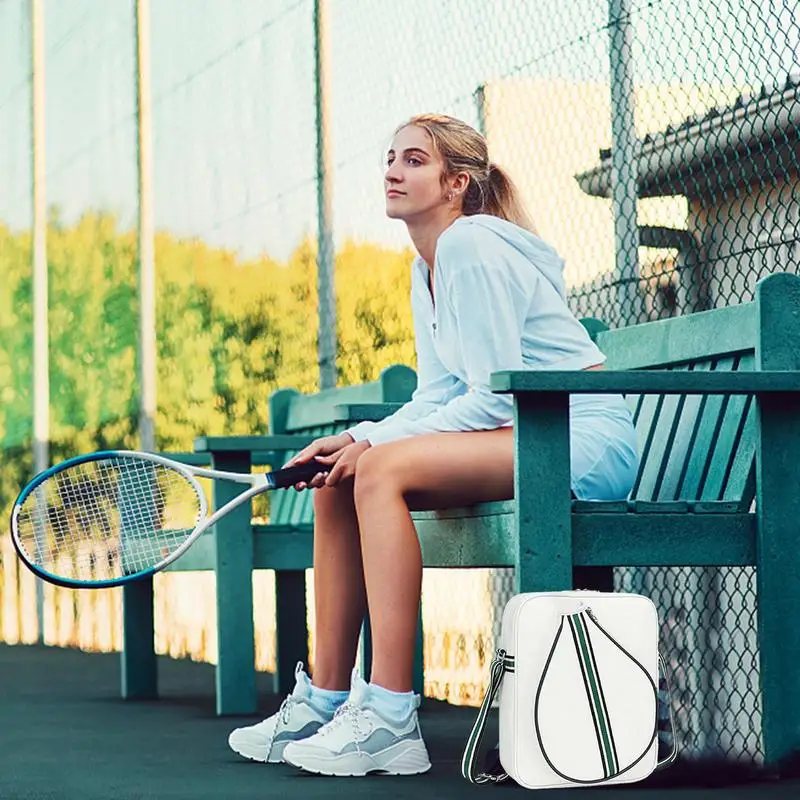 Bolsa de tenis cruzada, bolsa de tenis multifuncional, bolsa de almacenamiento de raqueta Unisex, bolsas de transporte para viajes al aire libre para hombres