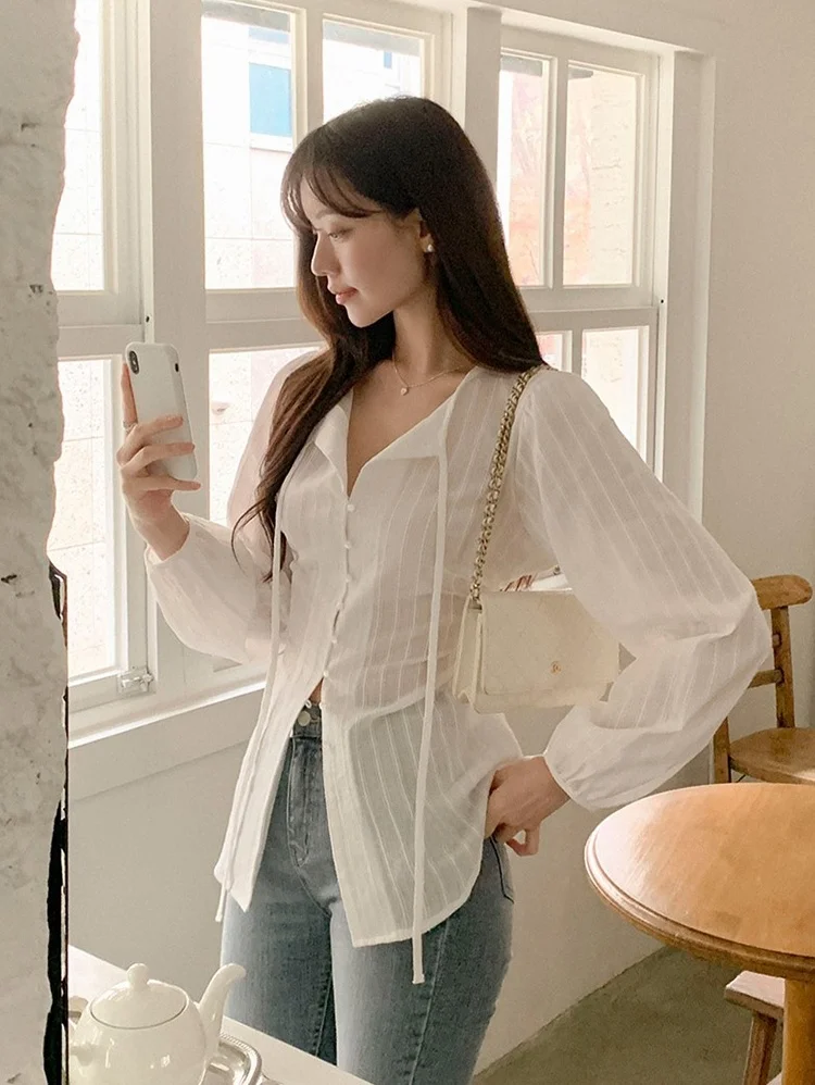 

Новый женский летний тонкий кардиган Slim Fit с длинным рукавом и V-образным вырезом, с защитой от солнца, с эффектом утяжки талии, укорачивающий верхнюю одежду