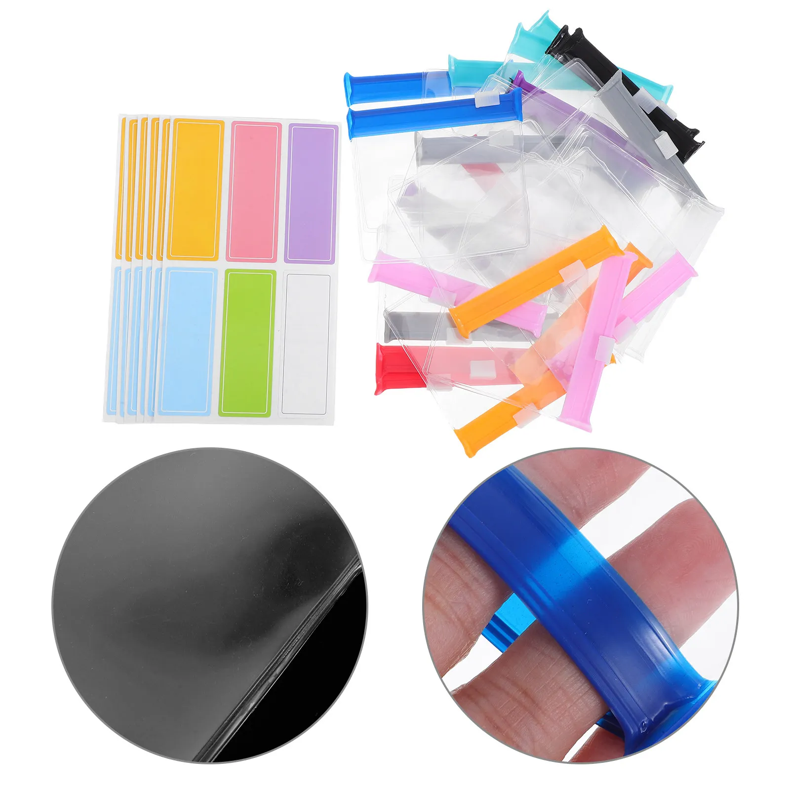 

Набор из 27 компактных дорожных органайзеров для таблеток на молнии с этикетками-наклейками, многоразовые, пластиковые, маленькие