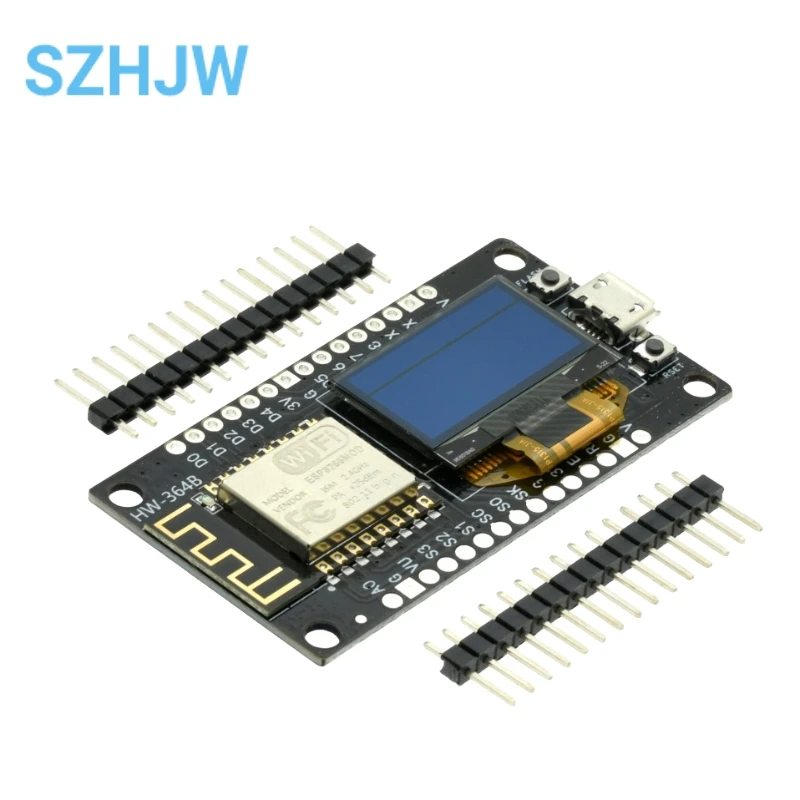 Nodemcu WiFi ESP8266 Development Board 0.96 Inch OLED Micro Type-C For Arduino