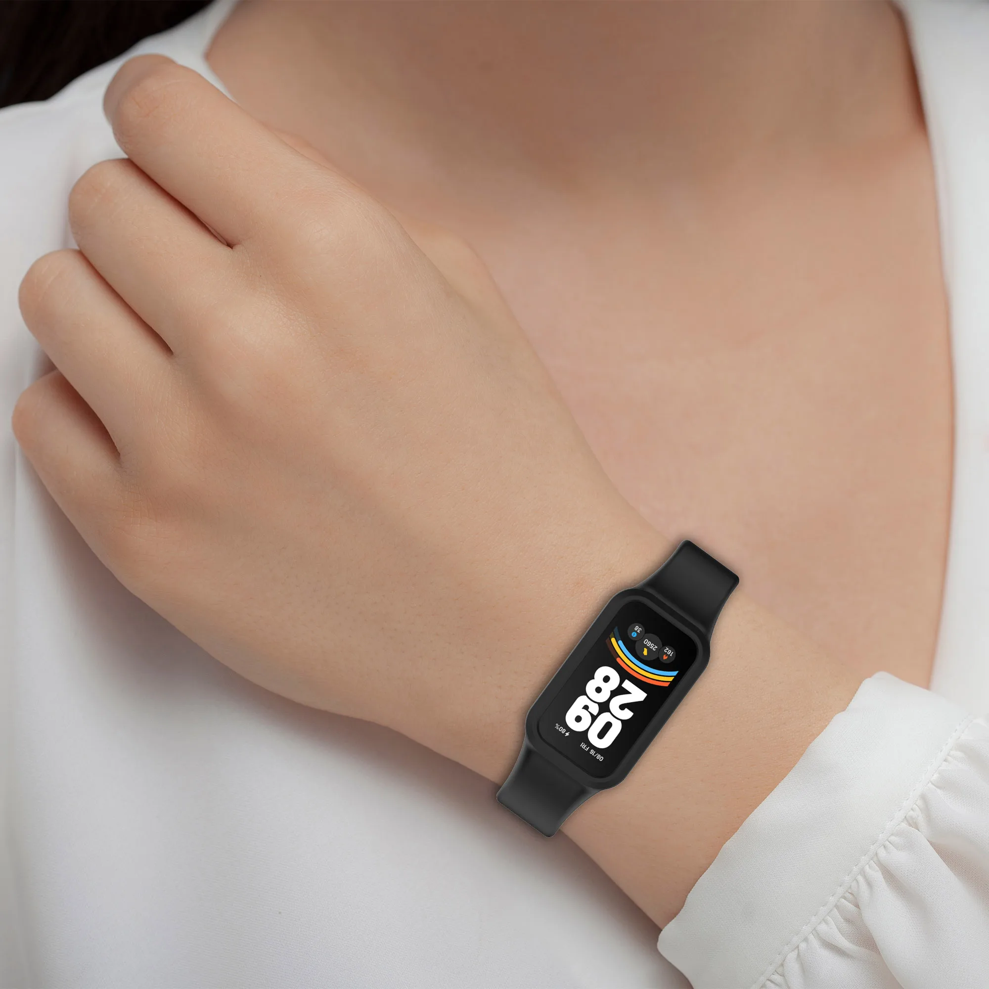 Silikonarmband für Xiaomi Smart Band 9 Active Armband Smartwatch-Zubehör Armband für Redmi Band 3 Armband Xiaomi Uhrenhülle – Detail 35