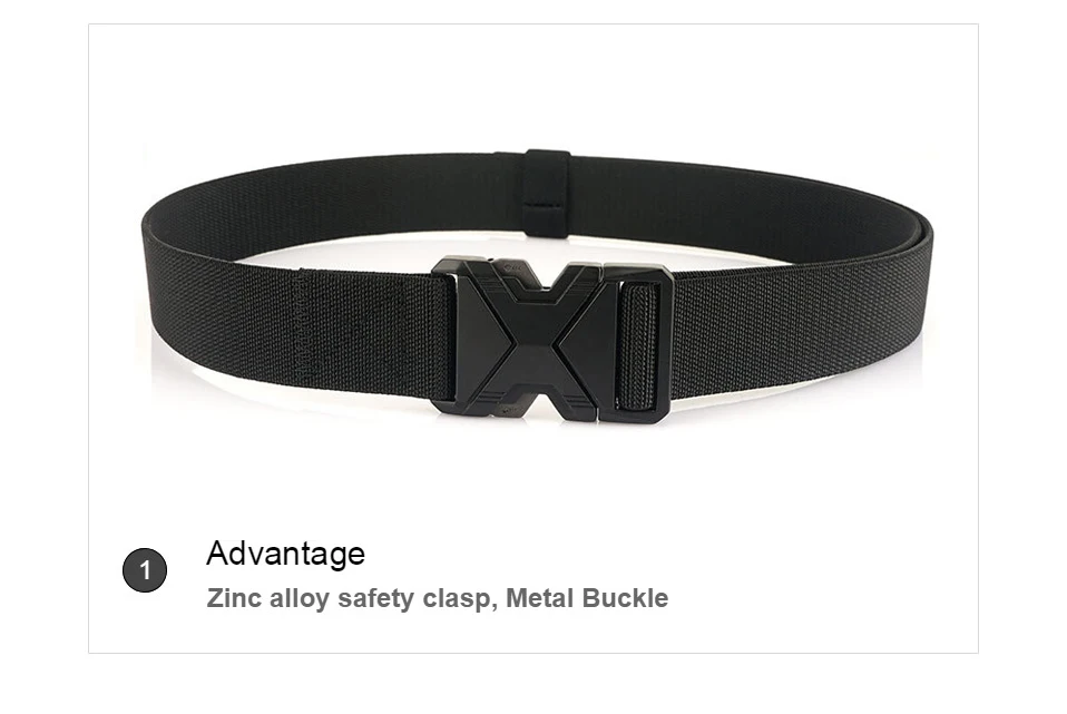 New Quick Release Metal Pluggable Buckle Tactical Belt Breathable Elastic Military Belts For Men Stretch Pants Waistband Hunting