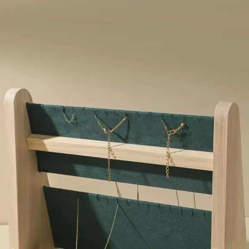 

Stylish Necklace Display Stand with 2 Layer For Craft Shows And Retail