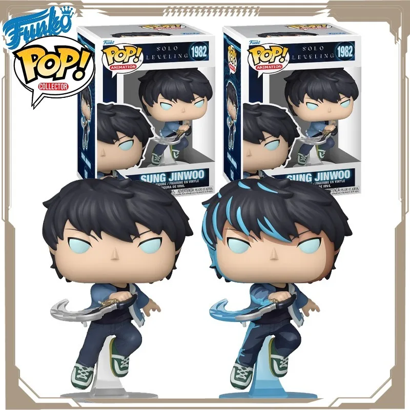 Funko Pop الأصلي سولو التسوية أنيمي الشكل سونغ جينوو ألعاب شخصيات الحركة للبنين بنات أطفال هدية تحصيل الحلي #1