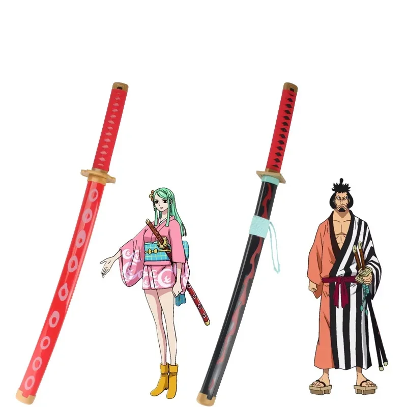 Anime Kinemon Katana 80cm Anime Character Cosplay Weapons Kozuki Toki Sword Wooden Swords Film Props Decorations image 2