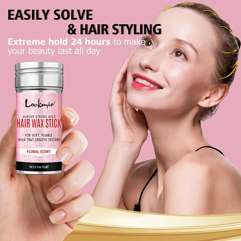 New Solid Styling Hair Wax Stick Crushed Hair Finishing Styling Hair Styling Balm Long Stick Finishing Balm Wholesale Makeu T2Y2