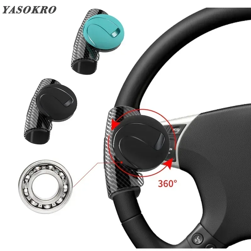 Car Steering Wheel Spinner Knob Power Handle Ball Hand Control Ball Car Grip Knob Turning Helper Cars Auxiliary Booster Ball