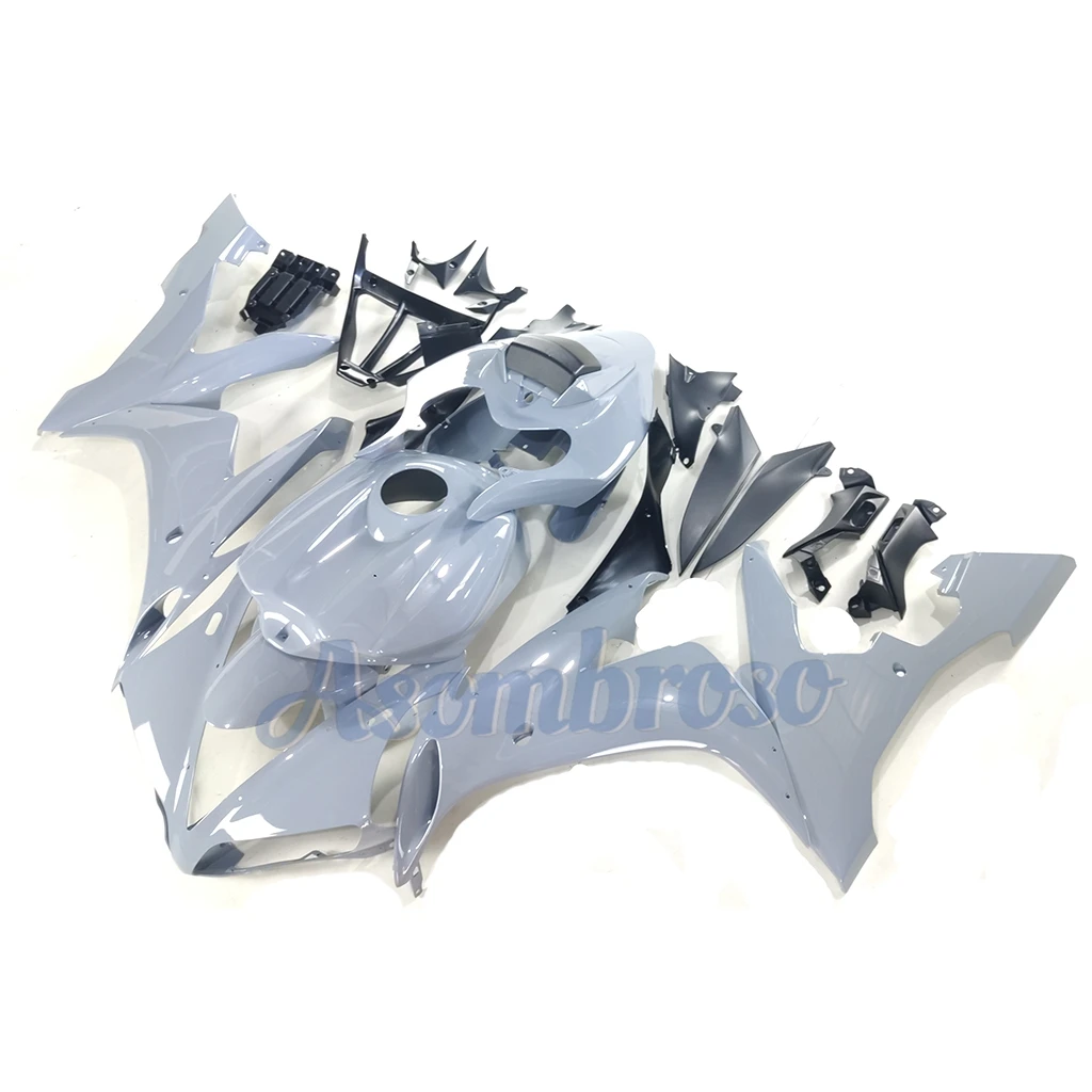 Pearl Grey Fairings Kit Fit for YAMAHA YZF R1 2004 2005 2006 YZF-R1 Strong Plastic set with tank cover view 4