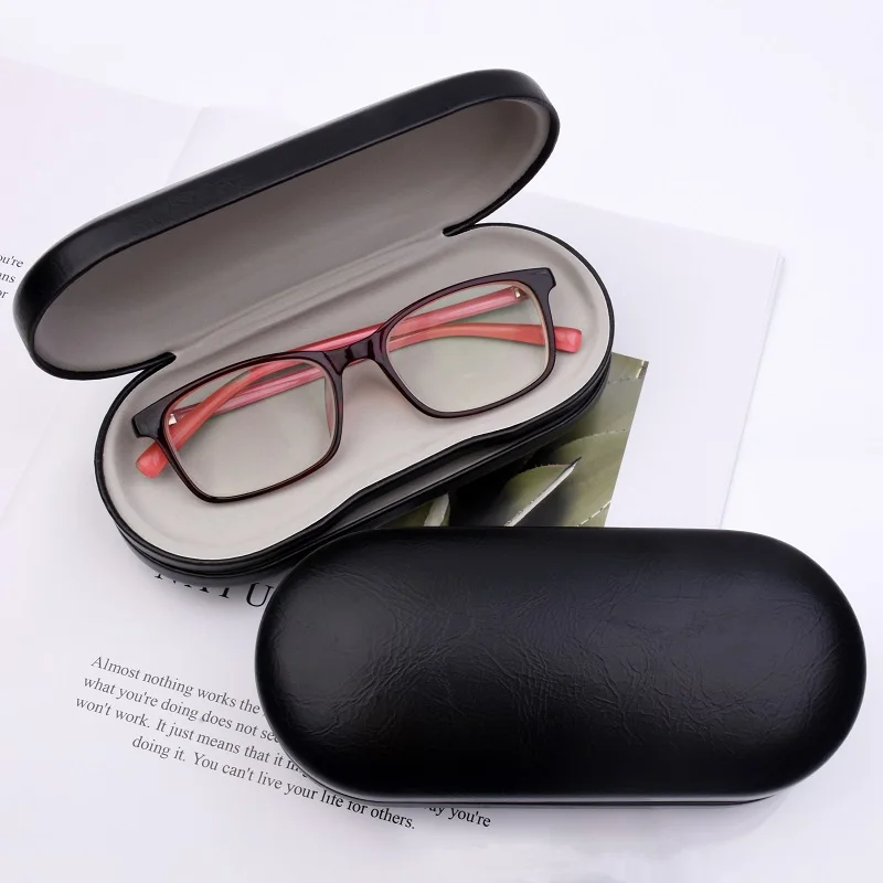 Double-Layer Glasses Case Small Fresh Pressure-Resistant Portable Creative Personality Double-Layer Stealth Myopia Eye Box