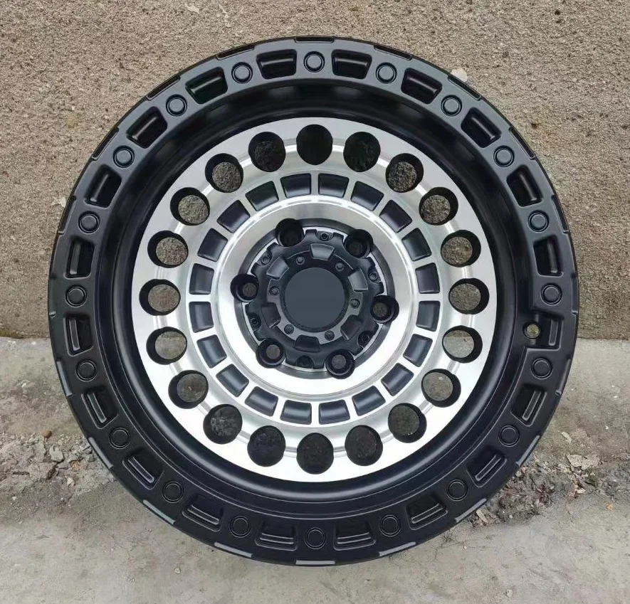 Factory Sale 17 inch Off road  Deep Dish 4x4 Alloy Wheel Rims 6X114.3 6x139.7 Pickup truck Car