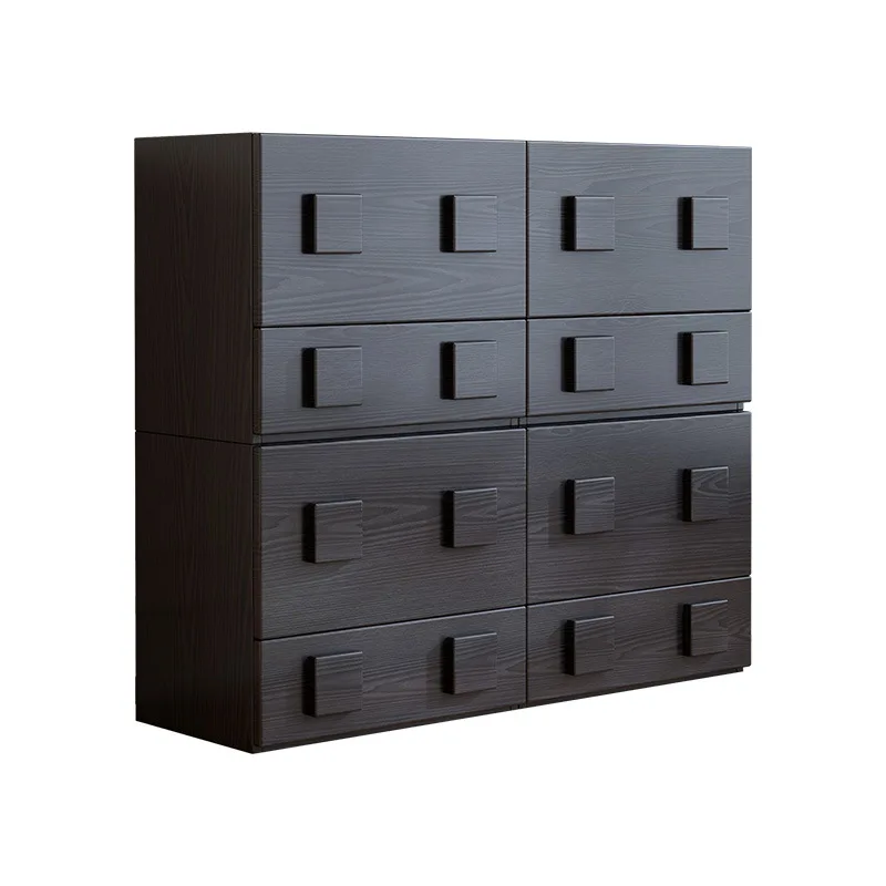 

Solid wood chest, bedroom storage locker, vertical cabinet, end of bed, French retro living room, medieval American card