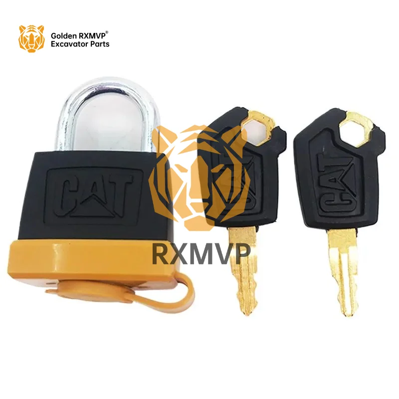 For Caterpillar Fuel Tank Lock Excavator Lock Head Anti-theft Padlocke320 323 329 330 336c D Excavator Parts