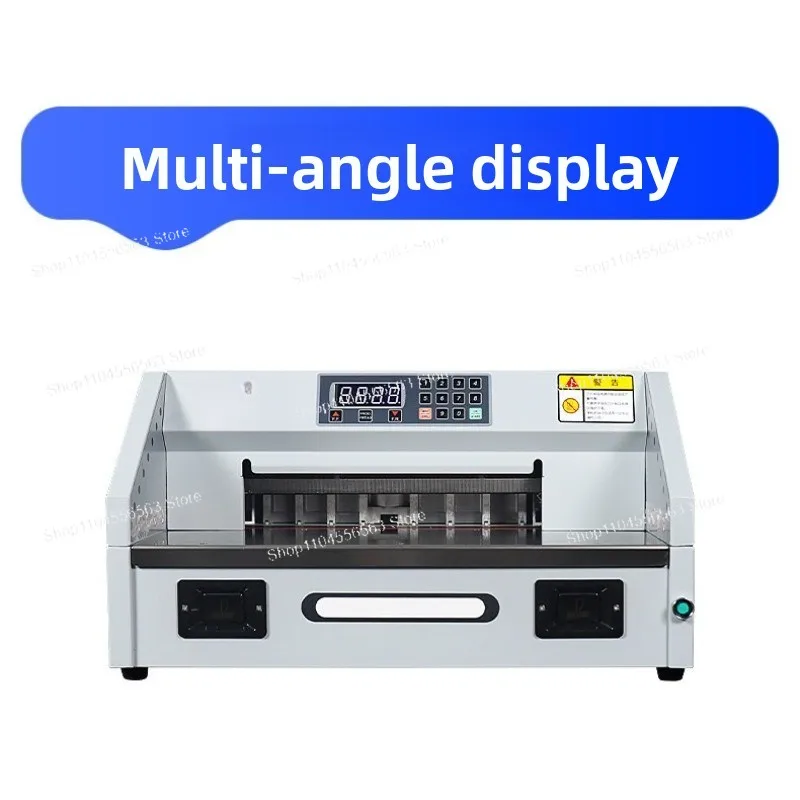New E330S Desktop electric paper cutter CNC automatic paper cutting tender trimming office heavy automatic cutting machine 120w