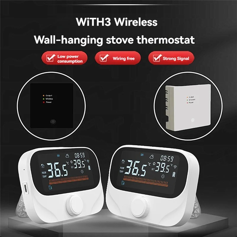 GOOD-Tuya Wi-Fi умный дом беспроводной термостат RF аккумулятор газовый котел водонагрев цифровой регулятор температуры