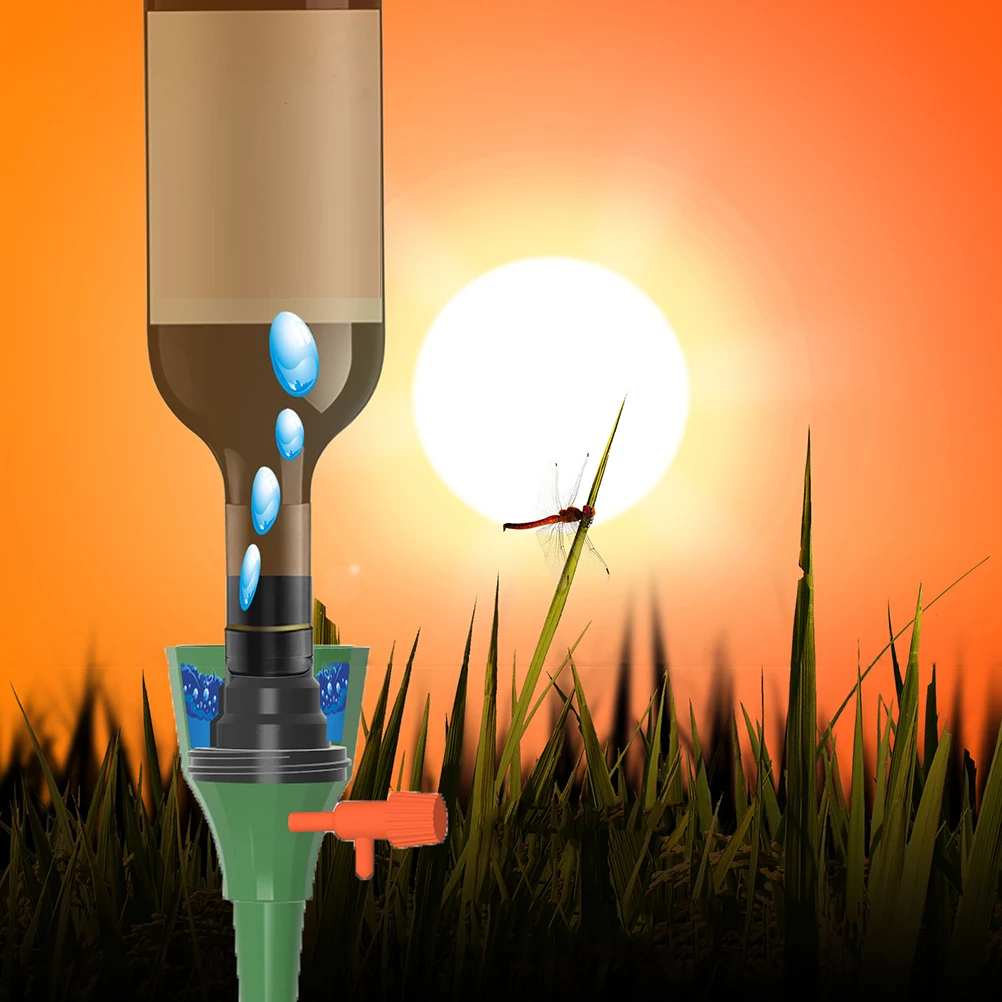 

6Pcs Automatic Watering Spikes Plant Watering Spikes Universal Bottleneck Design Constant Pressure Garden Cone Irrigation