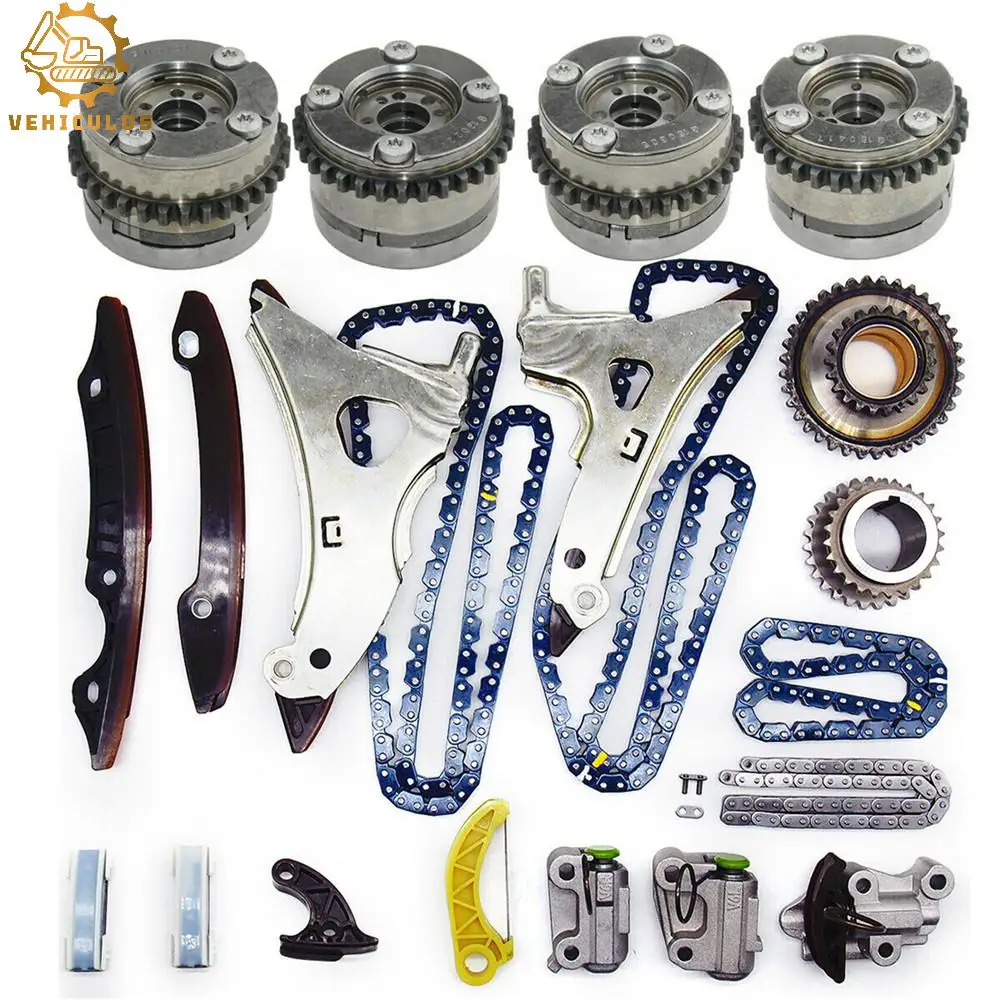 M278 60009367 1Set Camshaft Adjuster VVT Sprockets Engine Timing Chain Kit Parts For Mercedes-Benz M278 S550 GL550 GL450 4.7T V8