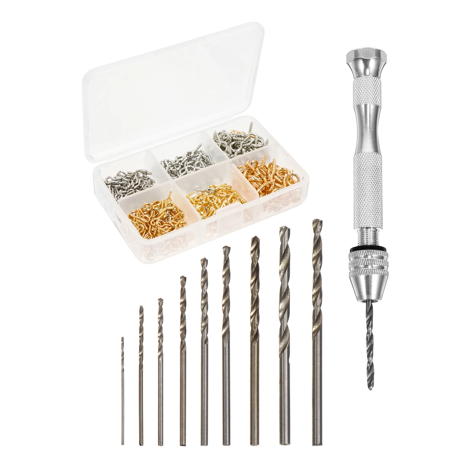 

Drill Bit Horn Nail Tool Eyelet Screw For Jewelry Necklace Diy Making Eye Pin Hook Supplies Resin Crafts Hand Drill Mini Bits