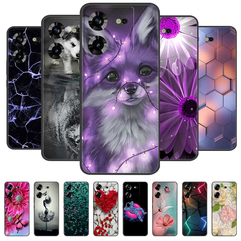 For Tecno Pova 5 Case Cover Wolf Shockproof Phone Cases For Tecno Pova 5 Silicone Back Cover On For Tecno Pova5 Bumper Fundas