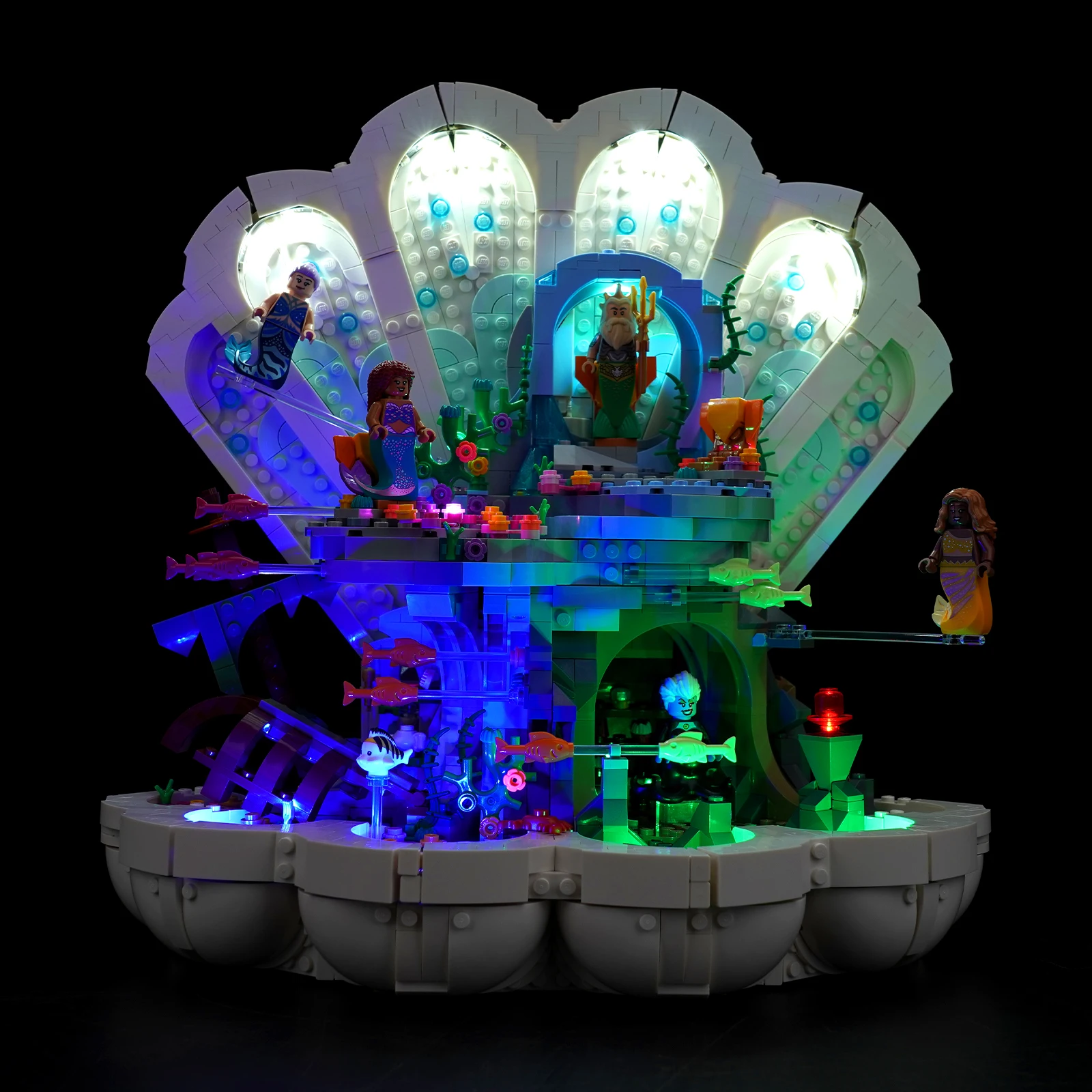 

Vonado LED Light For 43225 The Little Mermaid Royal Clamshell Lighting DIY Toys (Not ​Include the Model)