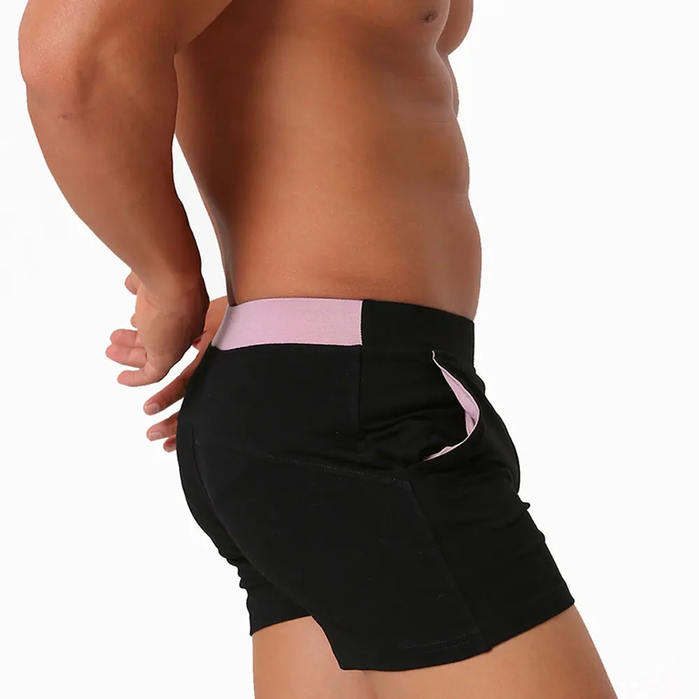 Ropa interior para hombre, bañadores tipo bóxer, ropa interior de alta calidad para hombre, pantalones cortos, bolsa para pene Gay de marca, Boxers de tamaño libre para hombre, ropa de dormir para el hogar