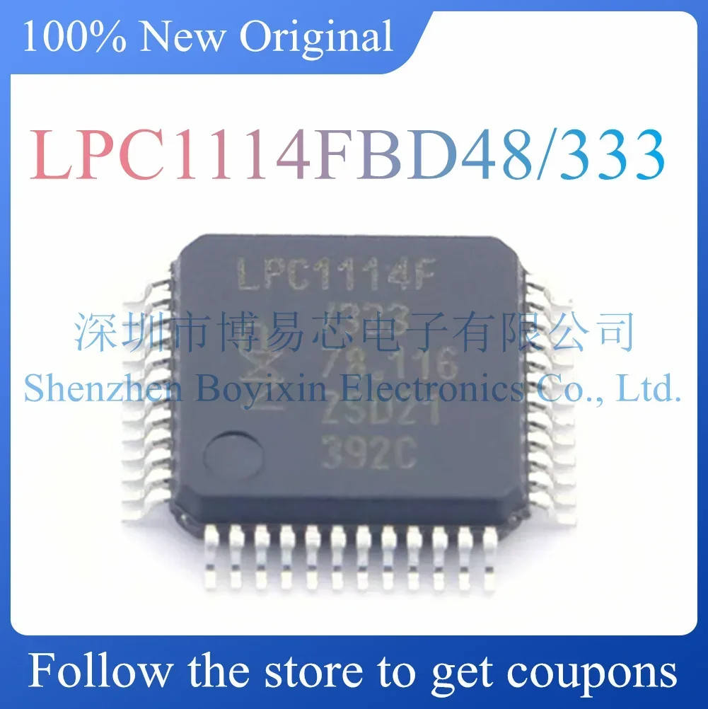 

NEW LPC1114FBD48/333,1.Original Product.Package LQFP-48