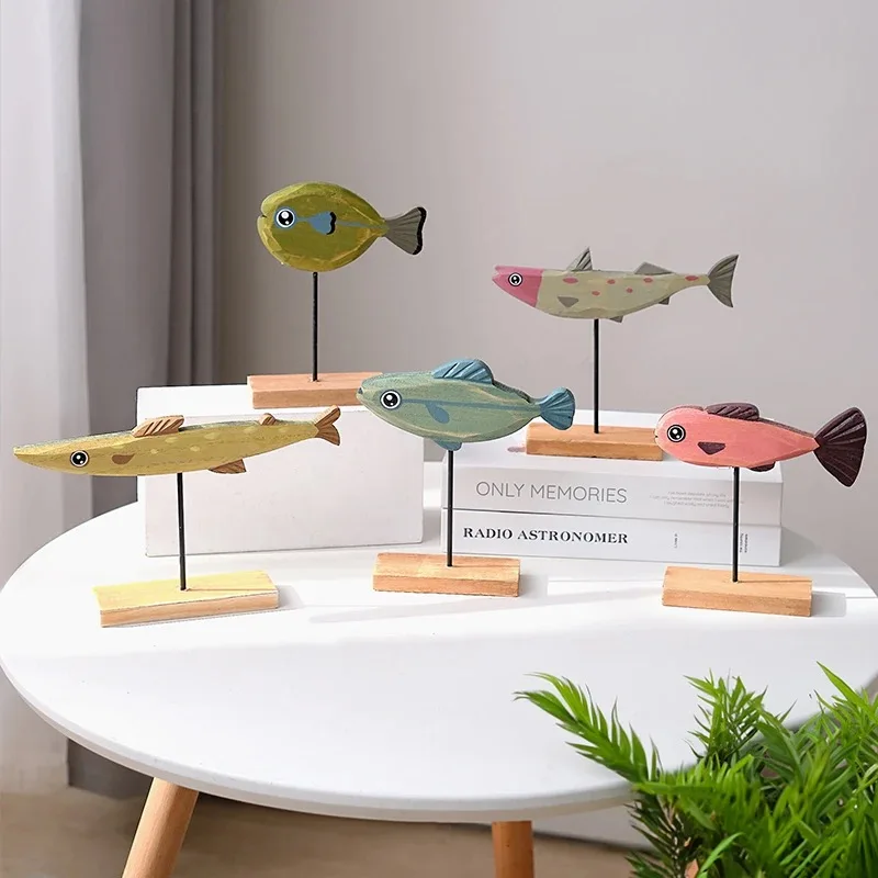 ornements-de-poisson-en-bois-faits-a-la-main-pour-bureau-salon-decoration-de-chambre-d'enfant-cadeaux