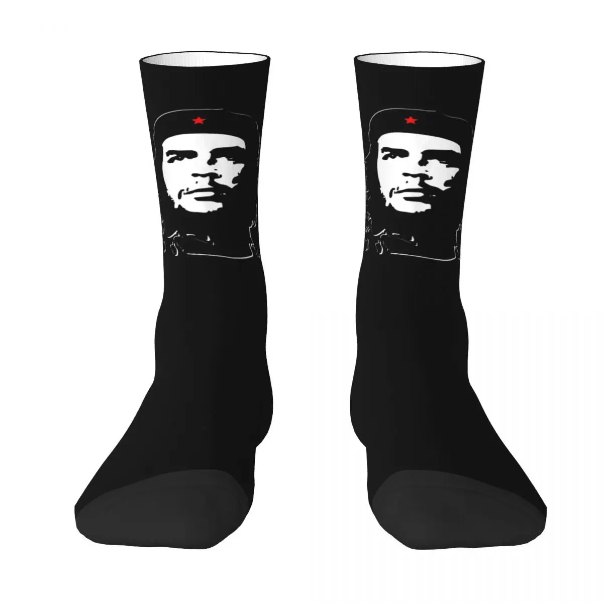 Che Guevara Argentine Stockings Cuba Graphic Trendy Socks Autumn Non Slip Socks Men Outdoor Sports Comfortable Socks