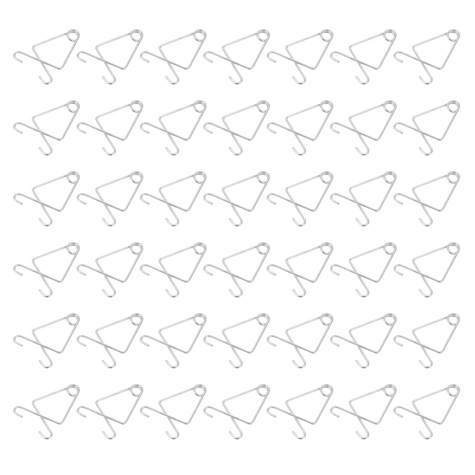 

50 Pcs Ceiling Hook Clips for Office Hanging Hooks Home Decor Wedding Drop Spring Steel Suspended Decorations