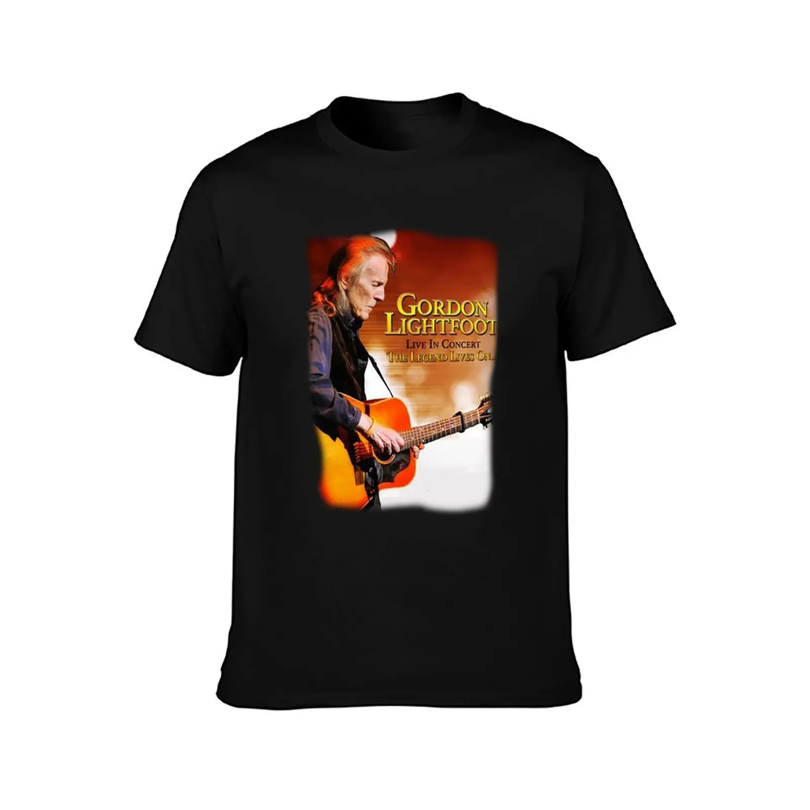 GORDON LIGHTFOOT TOUR 2018 CONCERT T-Shirt Minimalist Casual Short Sleeve Top T-Shirt