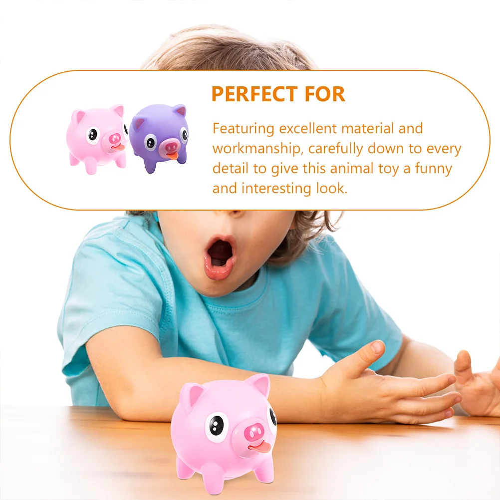 2 قطعة الحيوان لطيف الضغط اللسان خارج الجدة بسط الضغط مكتب عمل حزب الحسنات اللسان خارج لعبة الضغط