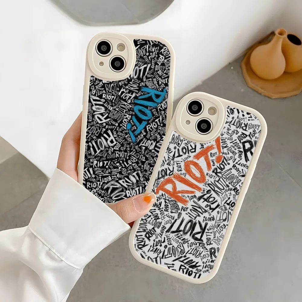 COOL Paramore Phone Case Lambskin For Iphone 15 Pro 14 11 13 12 Mini X Xr Xs Max 7 8 Puls Se Silicone Cover