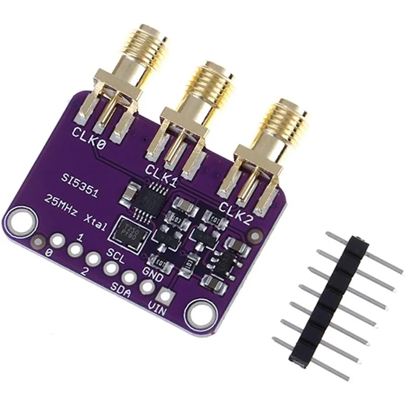Module générateur de Signal MOPHE-Clock Si5351a Module générateur I2C 25MHZ I2C Si5351a Module I2C