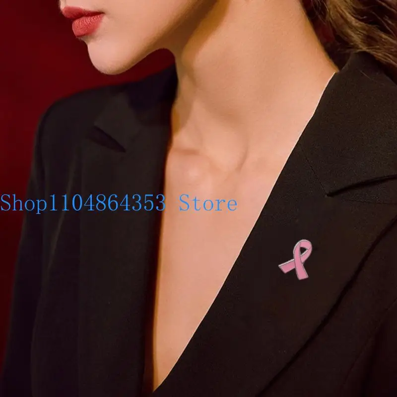652F 10 Pcs Enamel Lapel Pin Prevention and Awareness Ribbon Brooch Jewelry Badges