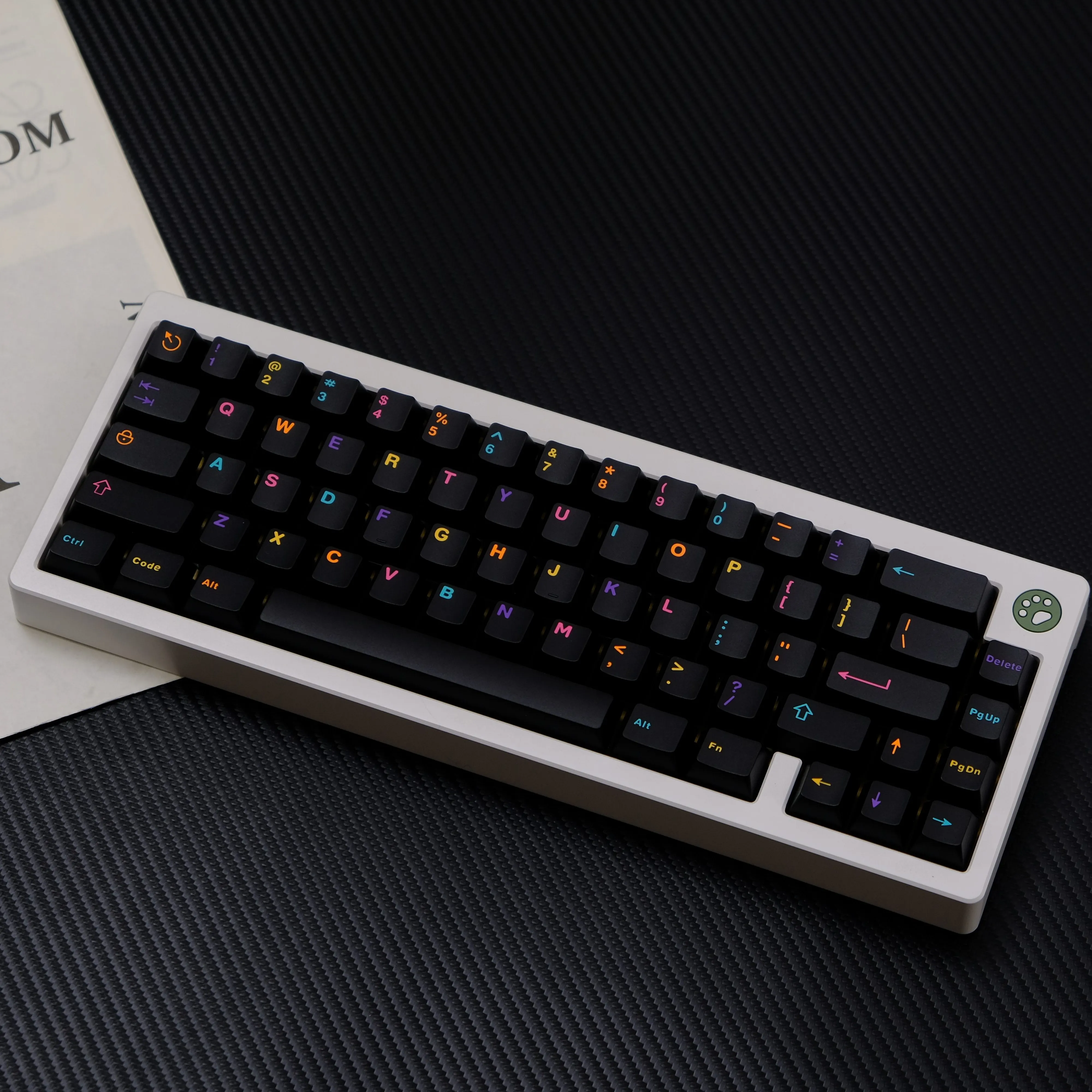 121 Keys Cherry Profile Keycaps Underworld Colorful Double Shot ABS Keycaps for Gateron MX Switches Gaming Keyboards