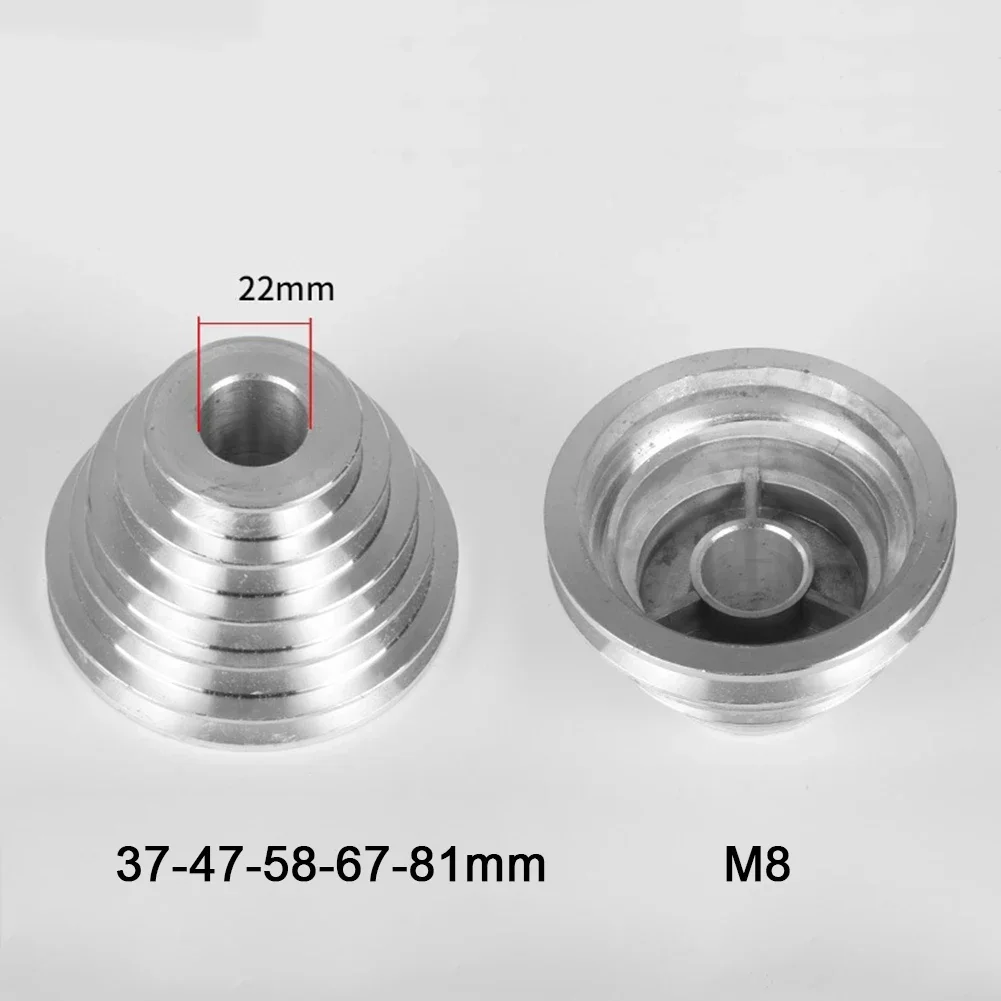 Ruota di trasmissione della ruota della puleggia della pagoda da 14/22mm per trapano da banco Puleggia della cinghia in alluminio Utensili elettrici