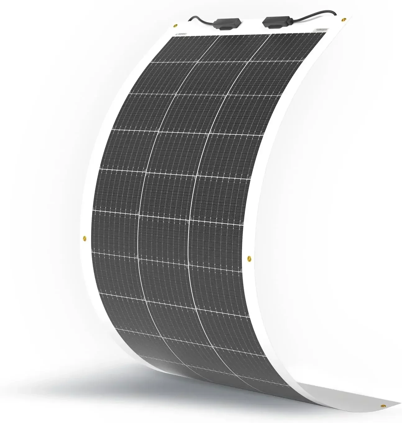 Flexible Solar Panel 100 Watt 12 Volt Monocrystalline Semi-Flexible Bendable Mono Off-Grid Charger Car Uneven Surfaces