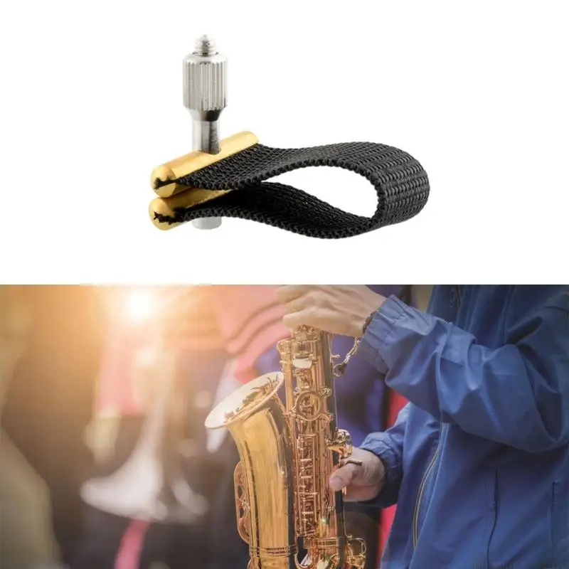 31BE Altos Saxophone Mouthpiece Ligature Set Construction Moisture Wicking Cotton Fabric