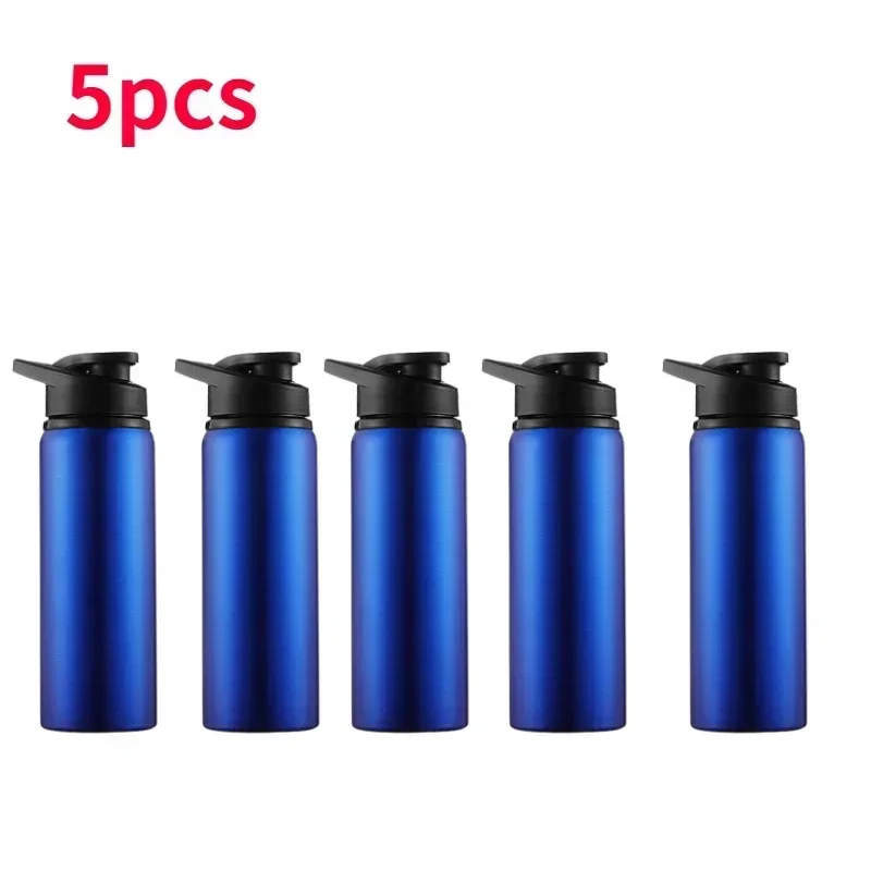 1-15PCS Tragbare Edelstahl Fahrrad Wasser Flasche Gerade Trinken Im Freien Sport Reise Wasserkocher Metall Wasser Flasche