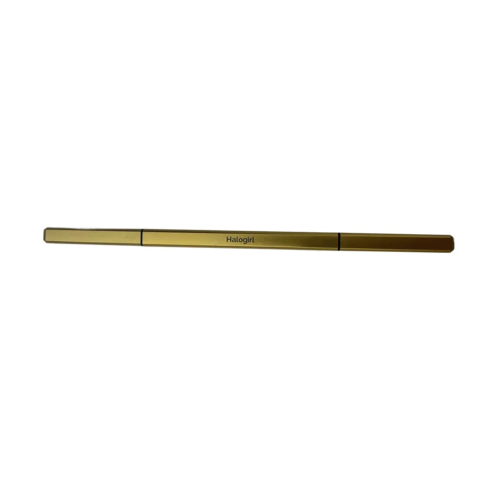 Halogirl Eyebrow pencils, Black, Dual-Sided Brow Brush, Fine Tip, Shapes, Defines, Fills Brow Makeup