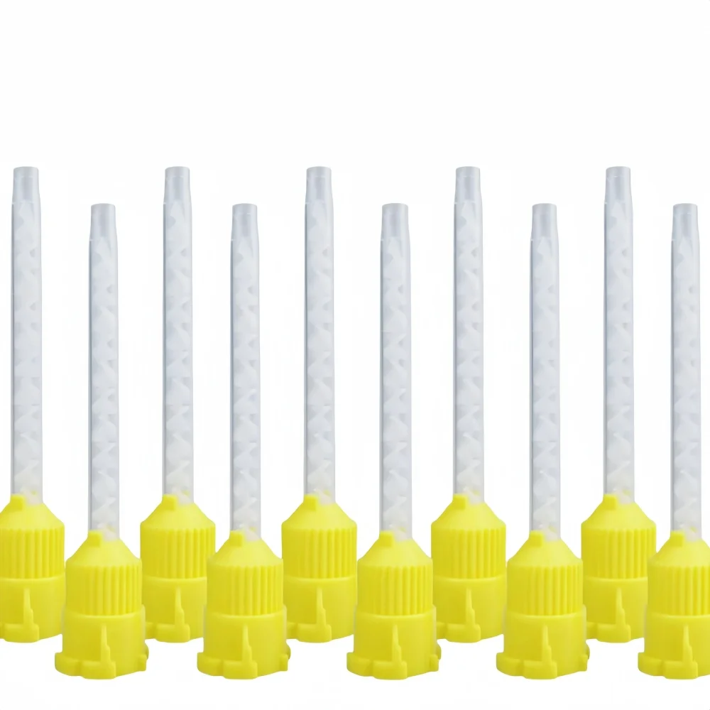 1:1 Dental Silicone Mixing Head - 3.5MM Disposable Rubber Gun Tip for Precise Dentistry Material Conveying