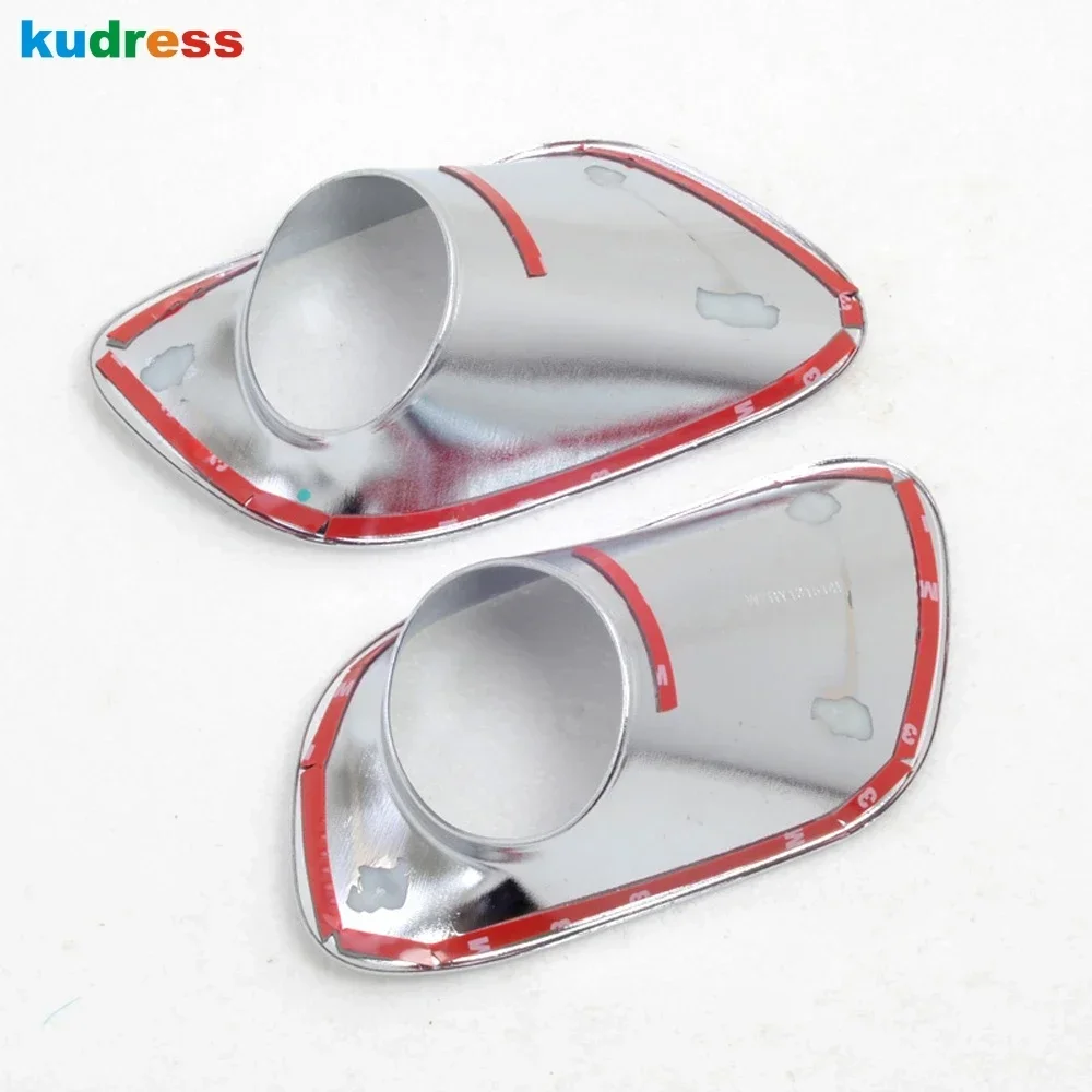 

For Jeep Cherokee 2014 2015 2016 2017 2018 Chrome Car Front Fog Light Lamp Cover Trim Foglight Foglamp Bezel Trims Accessories