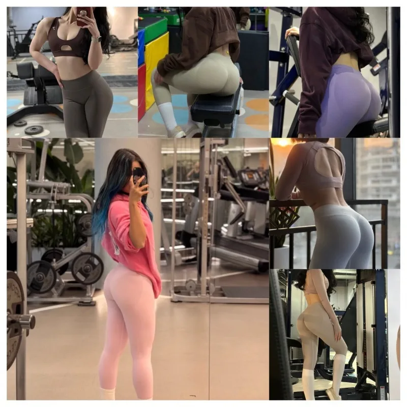

Yoga Pants Without Awkward Lines Women's High Waisted and Hip Lifting 25 New Style for Outdoor Running and Fitness Pants Summer