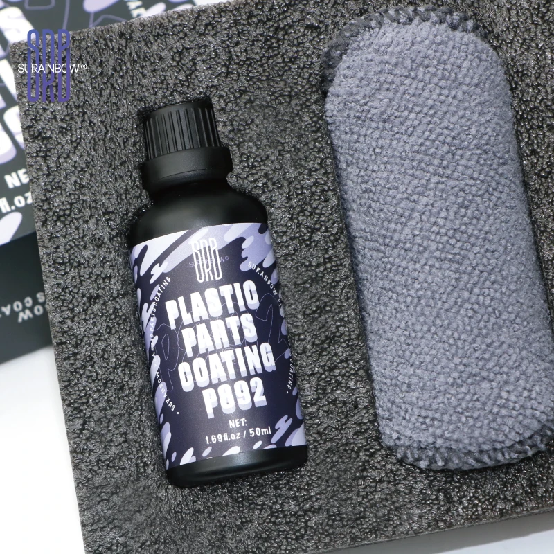 

Plastic & Trim Repair Coating- Shines and Darkness Worn Out Plastic,Vinyl & Rubber Surfaces- Protects Cars from Rain,Salt & Dirt