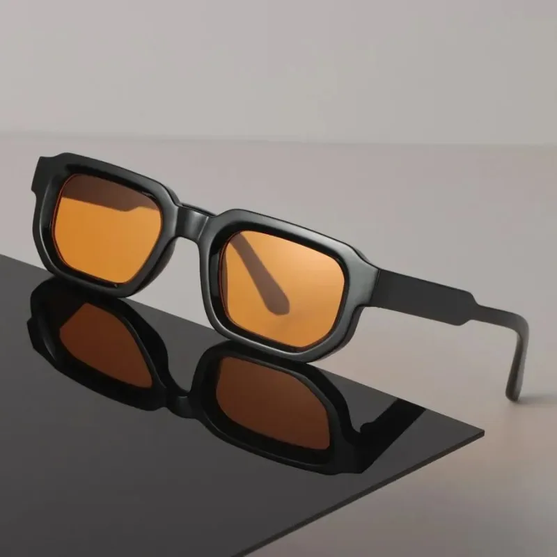 Sexy Square Sunglasses Women Men Black Sun Glasses Cool Designer Eyewear Luxury Colorful Mirror Lens Brand Shades UV400