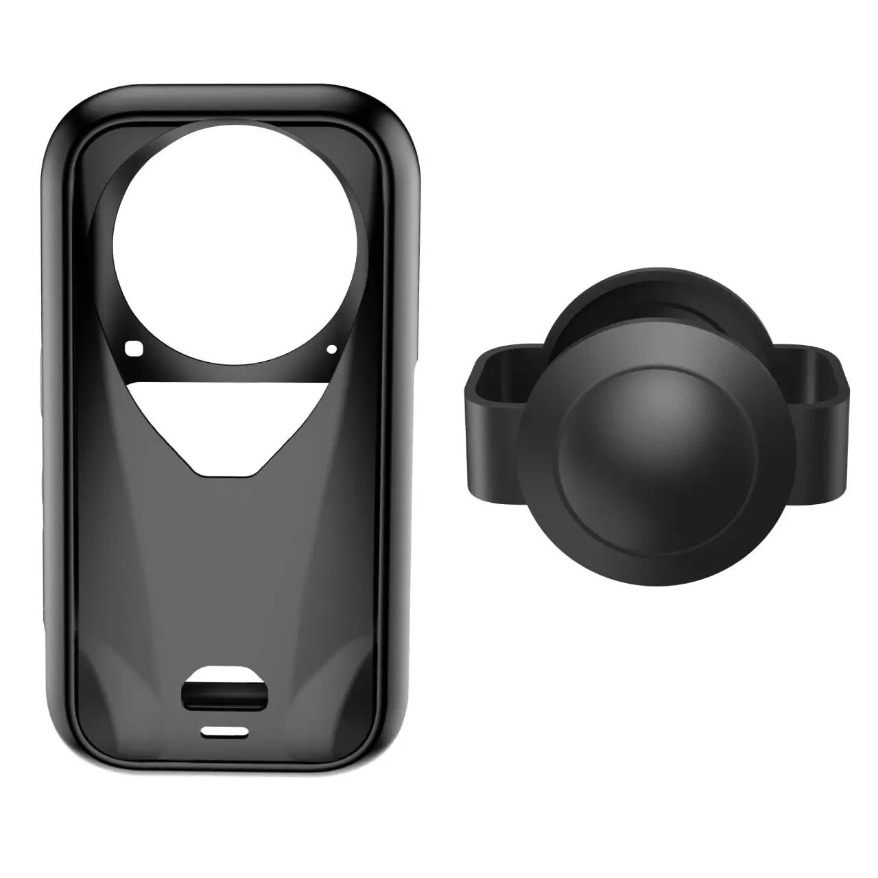 For For Insta360 X6 Silicone Protective Case with Lens Cap,Anti-Scratch Protective Cover for Insta 360 X6 Action Camera Accessories - Aliexpress Deal