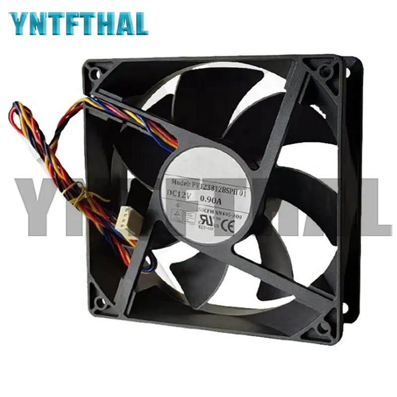 New PV123812DSPF01 NN495 0NN495 Server Fan 12V 0.90A 12MM 120*120*38MM For 210L 320 330 360 380 520 620 740 745 755 760